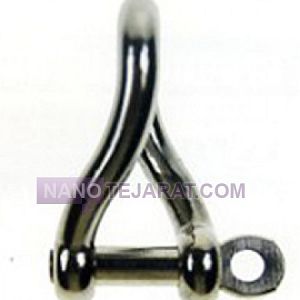 Stainless Steel Twisted Shackle With Screw Pin Stainless Steel Twisted Shackle With Screw Pin